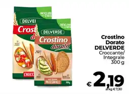 Coop Radenza Crostonino Dorato Delverde offerta