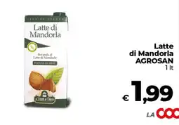 Coop Radenza Latte di Mandorla Agrosan offerta