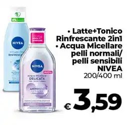 Coop Radenza Acqua Micellare Delicata NIVEA offerta