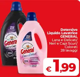 Coop Radenza Detersivo Liquido Lavatrice General Lana e Delicati offerta