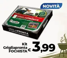 Coop Radenza Kit Grigliapronta Fochista offerta