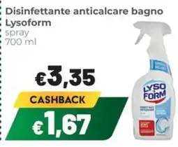 Coop Trentino Disinfettante anticalcare bagno Lysoform offerta