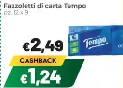 Coop Trentino Fazzoletti di carta Tempo offerta