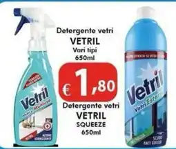 Bernava Detergente vetri Vetril offerta