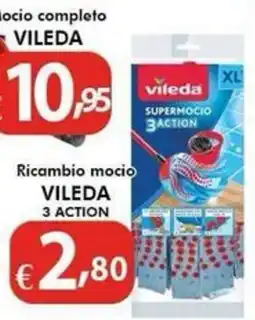 Bernava Ricambio mocio VILEDA 3 ACTION offerta
