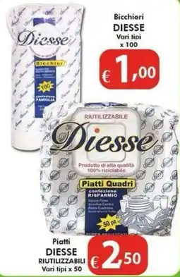 Bernava Bicchieri Diesse offerta