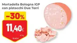 Coop Trentino Mortadella Bologna IGP con pistacchi Due Torri offerta
