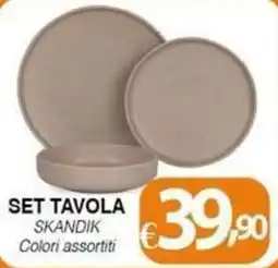 Bernava Set tavola Skandik offerta