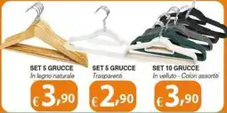 Bernava Gruccie in legno naturale offerta