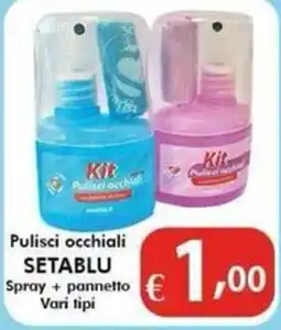 Bernava Pulisci occhiali SETABLU offerta
