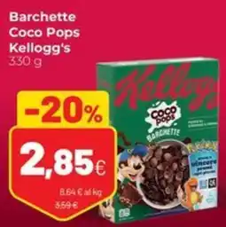 Coop Trentino Barchette Coco Pops Kellogg's offerta