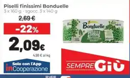 Coop Trentino Piselli finissimi Bonduelle offerta