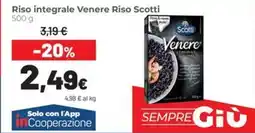 Coop Trentino Riso integrale Venere Riso Scotti offerta