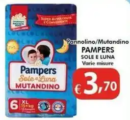 Bernava Pampers Mutandino Sole e Luna offerta