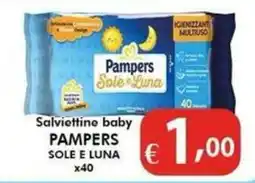 Bernava Salviettine baby Pampers Sole e Luna offerta