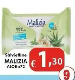 Bernava Salviettine Malizia Aloe offerta