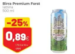 Coop Trentino Birra Premium Forst offerta