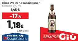 Coop Trentino Birra Weizen Franziskaner offerta