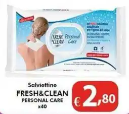 Bernava Salviettine Fresh&Clean Personal Care offerta