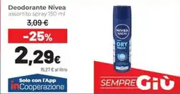 Coop Trentino Deodorante Nivea offerta