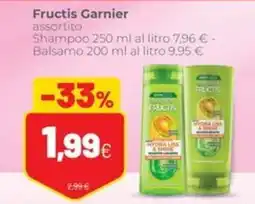 Coop Trentino Fructis Garnier assortito offerta