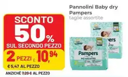 Coop Trentino Pannolini Baby dry Pampers offerta