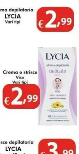 Bernava Crema e strisce depilatorie viso Lycia delicate touch offerta