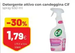 Coop Trentino Detergente attivo con candeggina Cif offerta