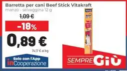 Coop Trentino Barretta per cani Beef Stick Vitakraft offerta