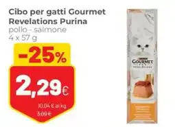 Coop Trentino Cibo per gatti Gourmet Revelations Purina offerta