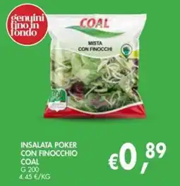 èccoMI Insalata poker con finocchio Coal offerta