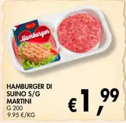 èccoMI Hamburger di suino s/g martini offerta