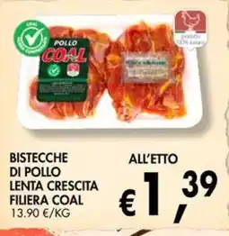 èccoMI Bistecche di pollo filiera coal offerta