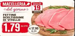 èccoMI Fettine sceltissime di vitello offerta