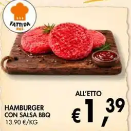 èccoMI Hamburger con salsa BBQ offerta