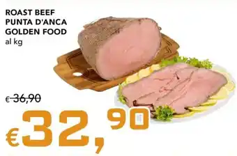 Roast beef punta d'anca golden food