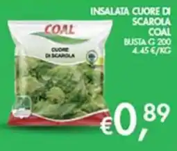 Maxi Coal Insalata cuore di scarola Coal offerta