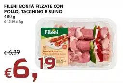 Migross Supermercati e Market Fileni Bontà Filzate con Pollo, Tacchino e Suino offerta
