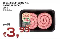 Migross Supermercati e Market Luganega di suino AIA offerta