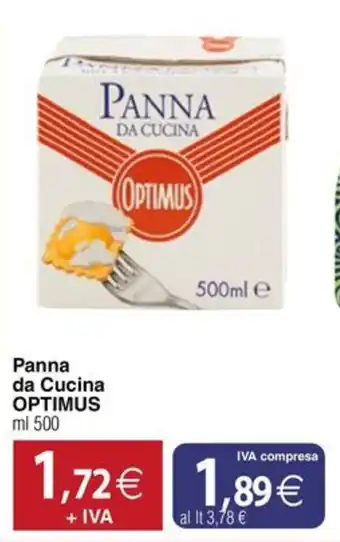 Docks Cash&Carry Panna da Cucina Optimus offerta