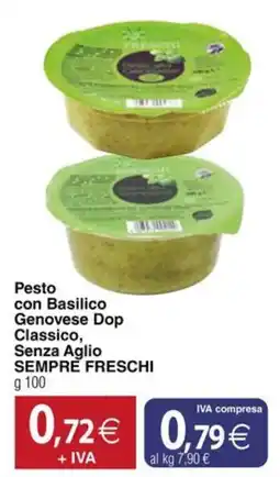 Docks Cash&Carry Pesto con Basilico Genovese Dop Classico, Senza Aglio offerta
