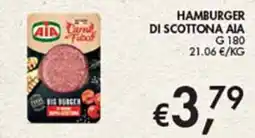 Maxi Coal Hamburger di scottona AIA offerta