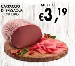 èccoMI Carpaccio di bresaola offerta