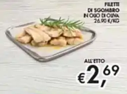 Maxi Coal Filetti di sgombro in olio di oliva offerta