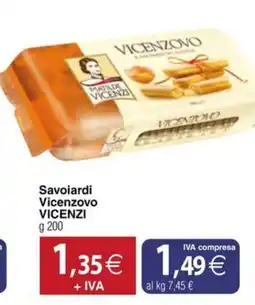 Docks Cash&Carry Savoiardi Vicenzovo Vicenzi offerta