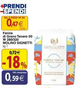 Docks Cash&Carry Farina di Grano Tenero 00 MOLINO SIGNETTI offerta