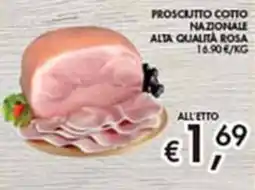 Maxi Coal Prosciutto cotto nazionale alta qualità rosa offerta