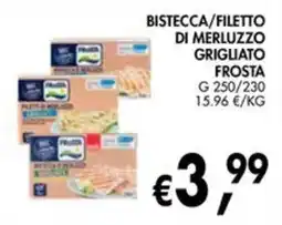 èccoMI Bisteca/filetto di merluzzo grigliato frosta offerta
