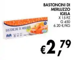 èccoMI Bastoncini di merluzzo Igela offerta