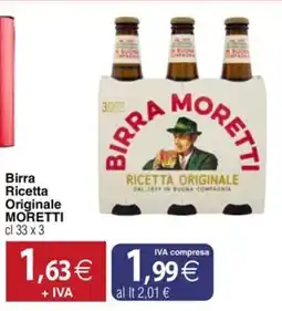 Docks Cash&Carry Birra Ricetta Originale Moretti offerta